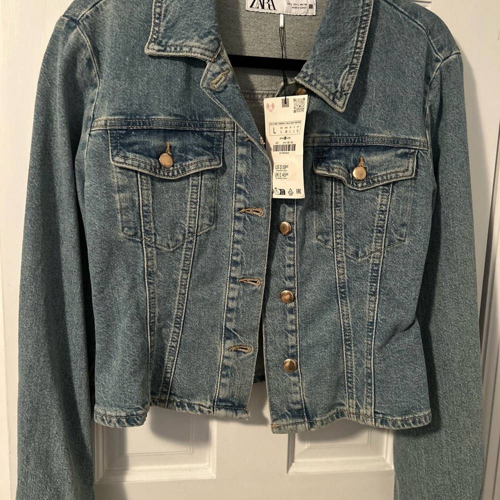 Zara Women's Classic Blue Jean Jacket